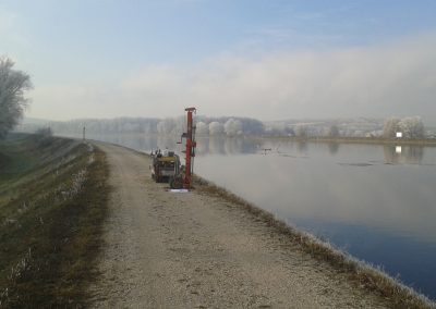 Dammsicherung Donaustaustufe Bittenbrunn